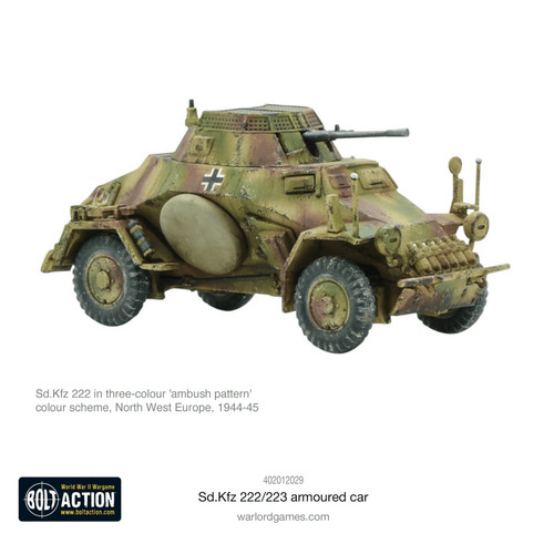 Kfz 222 223 armoured - armoured,
