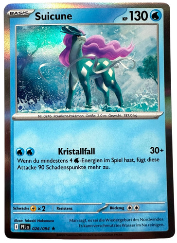 Suicune 026 094 holo - suicune, pfl
