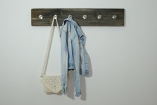 Garderobe aus Altholz