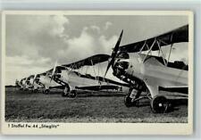 13214852 - 1 Staffel Fw 44 Stieglitz AK Flugzeug vor 1945