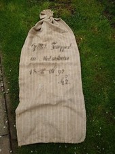 Alter Leinen Jute-Sack; Gottlob Tomppert in Malmsheim 1892