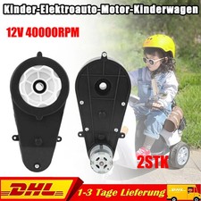 2STK 12V Getriebe für Kinderwagen Antriebsmotor Fahrzeug Elektroauto Spielzeug^