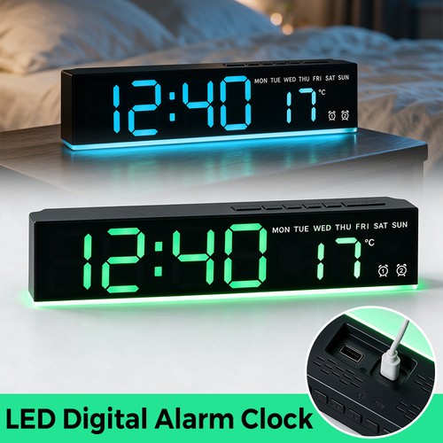 Led wecker digital alarmwecker - led,