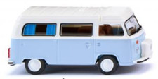 Wiking 031804 VW T2b CampingBus Westfalia, blau/weiß, H0, NEU