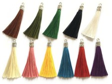 1Paar/2Stück Troddeln Quasten Bürsten Bommel Fransen Tassels verschiedene Design