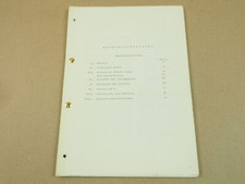 Schaeff HT6 Hydraulik-Anbaubagger Bedienungsanleitung Ersatzteilliste ca 1975