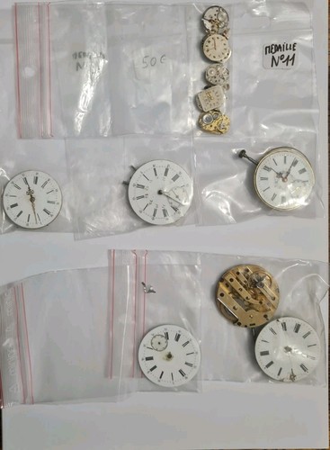 Konvolut taschenuhrwerke und - konvolut,