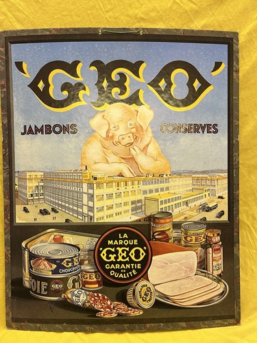 Originales reklameschild - reklameschild,