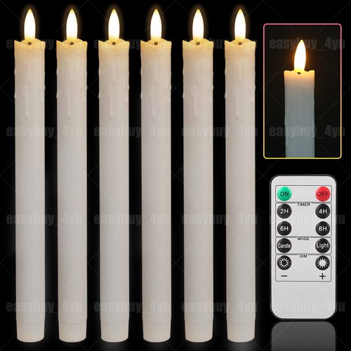 6er set flammenlos led - set,