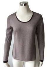 Damen Rundhals Pulli Seide