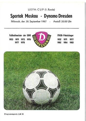 1987 dynamo dresden - ec,