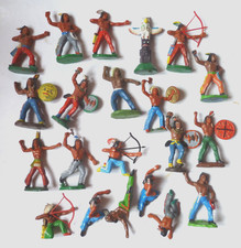 20 alte DDR HartGummi INDIANER