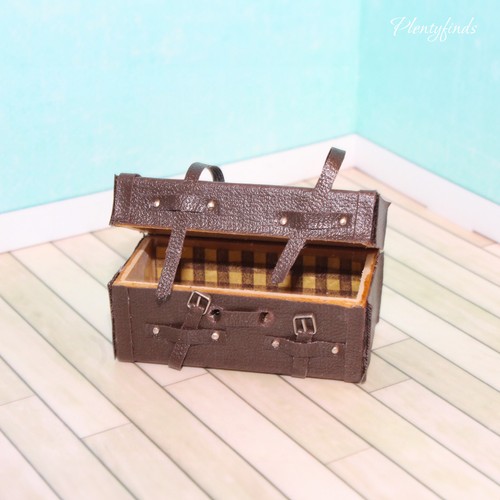 Miniatur koffer braun für - braun,