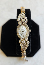 Damenuhr Geneve Swiss  585 Gold Diamanten