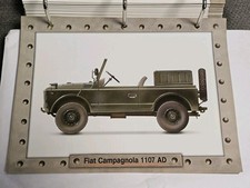 Fiat Campagnola 1107 AD  - Bild / Sammelkarte / Militärfahrzeug (R5)