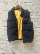 Caterpillar Weste Herren XXL Schwarz Innen Gelb