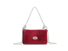 Damen Wildleder Clutch