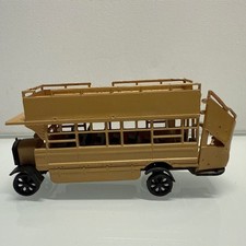 O692 Modellauto 1:87 Doppeldeckerbus 1925 ca WW1 1WW beige BVG Berlin ?