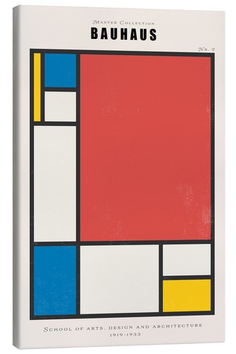 Leinwandbild bauhaus colours - leinwandbild,