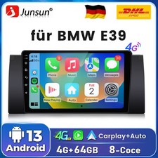 4G+64G Android 14 Für BMW 5er E39 X5 E53 7er E38 Autoradio Carplay GPS NAVI DAB+