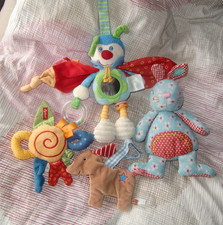 ❤  HABA ❤  Motorik Käfer & Sonne ❤ Spiegelburg Dackel Knister & Hase Strick