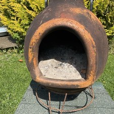 Großer Keramik Terrassenofen
