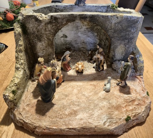 Weihnachtskrippe krippenstall - weihnachtskrippe,