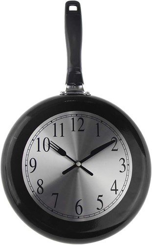 Schwarze wanduhr cm - wanduhr, 25,4
