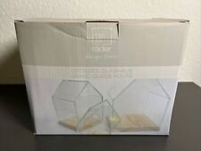 Räder design stories Großes Glashaus Glasvitrine mit Pinienholz Neu OVP