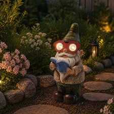 Led solar gartenzwerg - led,