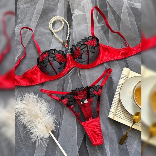 Sexy blumen spitze set - blumen,