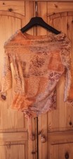 TOP OFF SHOULDER ORANGE "APART