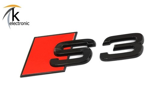 Audi emblem schwarz - emblem, |