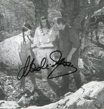 Karl May Winnetou: Uschi Glas Originalautogramm als Apanatschi