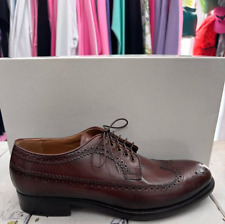 JO GHOST Schuhe Schuh Man Braunes Leder Größe Eu 42 ( Sole 30 CM) JGU09