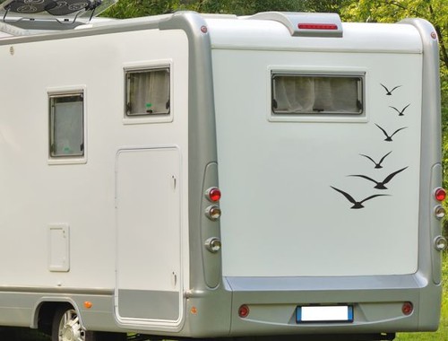 Aufkleber set wohnwagen - aufkleber,