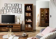 schmales Regal Holz Sheesham