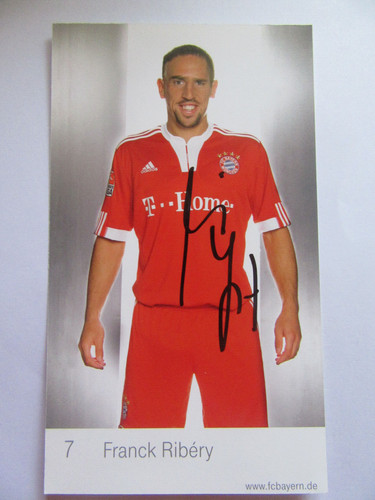 Franck ribery signiert ak - *,