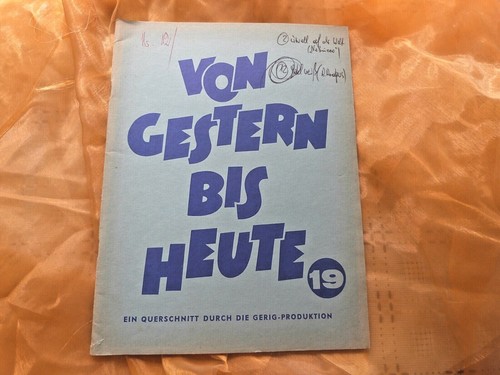 Von gestern bis heute noten - heute,