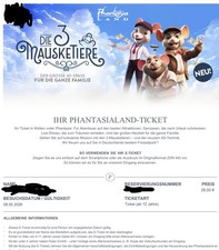 Phantasialand Tickets