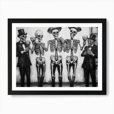 Tag der Toten Skelette 4 Kunst