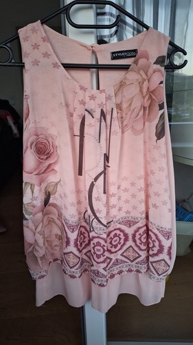 Chiffon bluse trägerlose - chiffon,