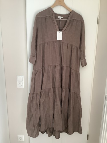 Better rich kleid lang braun - better,
