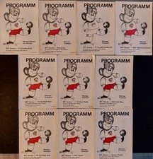10 Fußballprogramme BFC Dynamo DDR Oberliga 1979/80