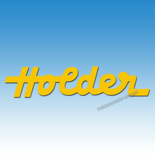 Aufkleber schriftzug holder - aufkleber-schriftzug, "holder"