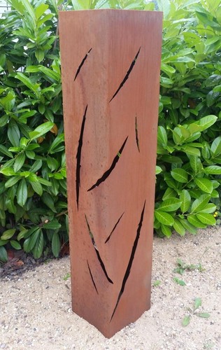 Rostsäule risse edelrost - rostsäule, "risse"