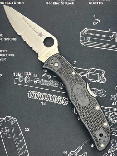 0637 spyderco endela vg 10 - endela, vg-10