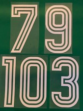 Flock Nummer number número away Trikot jersey shirt Deutschland Germany 1980-82