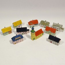 uralte Erzgebirge Miniatur Stadt Dorf Figuren Seiffner Miniaturen