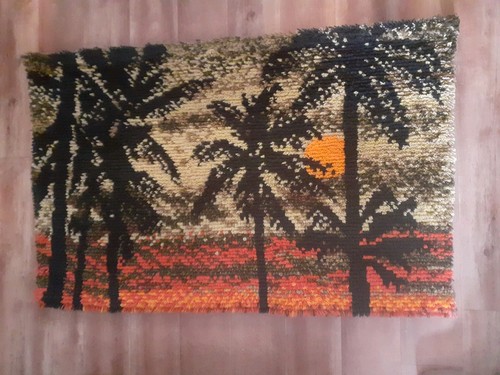 Dekorativer wandteppich 70er - wandteppich,
